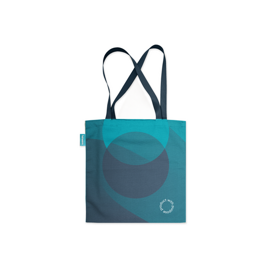 Fairware Teal Tote Bags - Navy