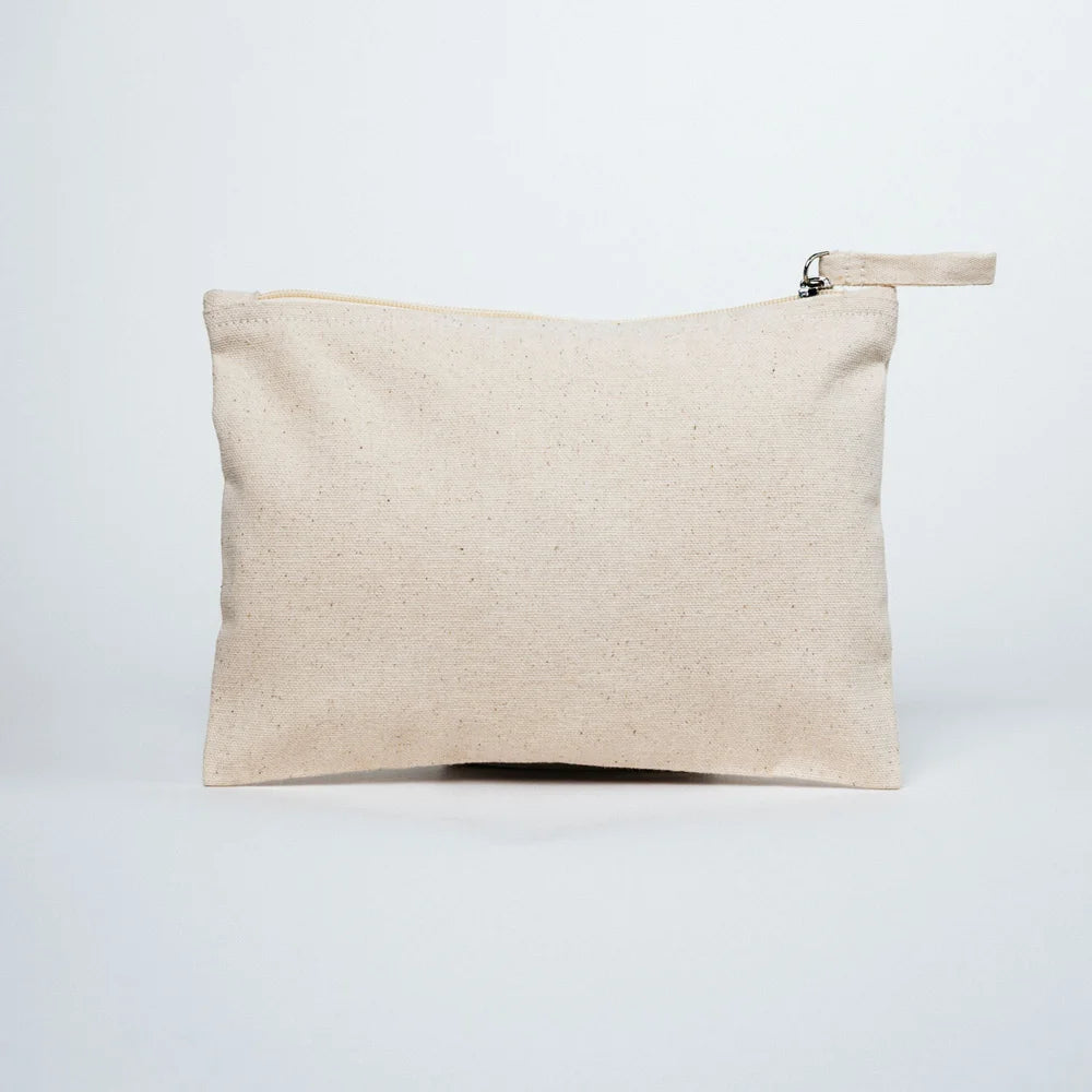 Canvas Pouch with Gusset