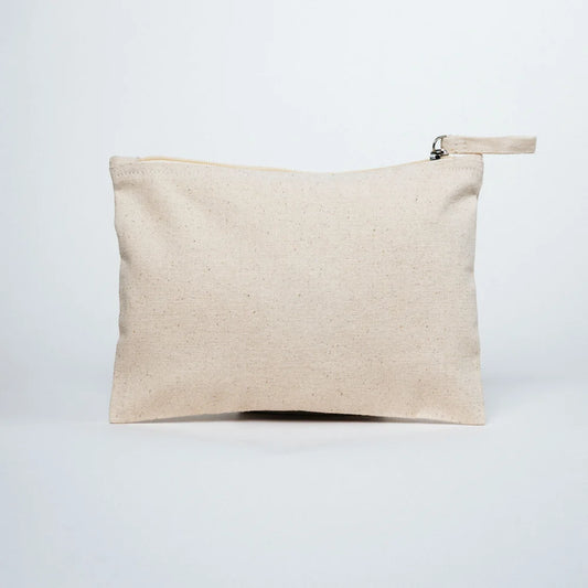 Canvas Pouch with Gusset